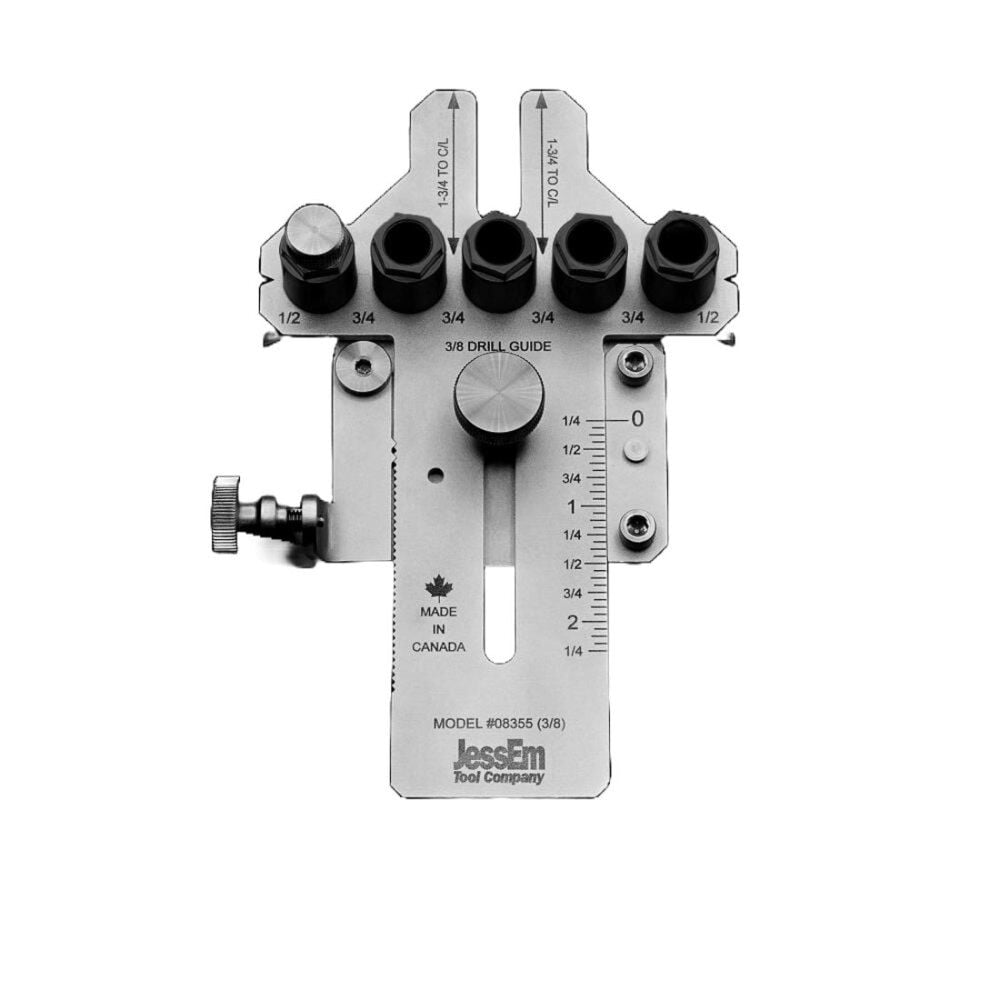 JessEm 3/8 Inch Stainless Steel Dowelling Jig – 08355