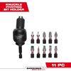 Milwaukee SHOCKWAVE 11-Piece 30 Knuckle Bit Holder, small image number 1
