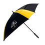 Rack-A-Tiers Promotional Racky 43-Inch Square Jobsite Umbrella, Black and Yellow