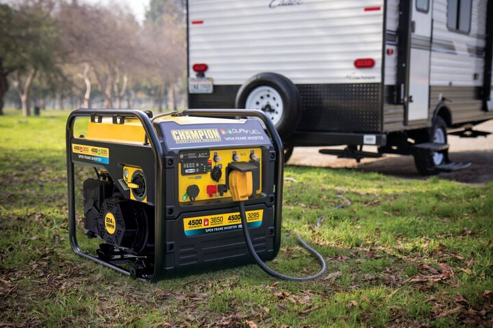 Champion Power Equipment 4500-Watt Electric Start Dual Fuel 49 State RV Ready Portable Open Frame Inverter Generator with Quiet Technology, large image number 2