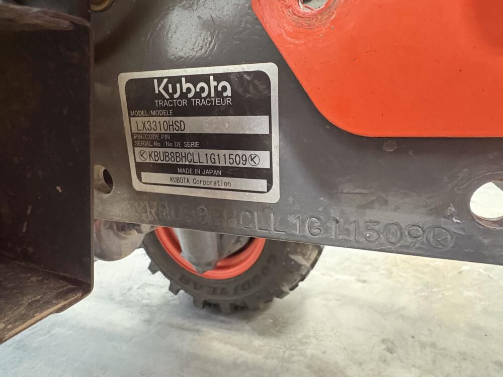 Kubota LX3310HSDC 30.8 HP Compact Utility Tractor 2021, large image number 17