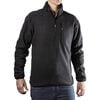 DEWALT 1/4 Zip Fleece Pullover Polyester Black Large, small