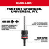 Milwaukee 3/8 Inch QUIK-LOK Arbor Set, small image number 4