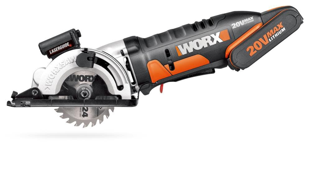 Worx WX523L 20V 3 3 8in WORXSAW Kit WX523L Acme Tools