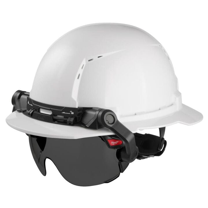 Milwaukee BOLT Eye Visor Tinted Dual Coat Lens Compatible with Safety Helmets & Hard Hats, large image number 1