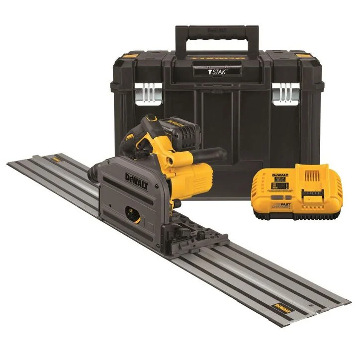 DEWALT 60V MAX 6-1/2in (165mm) Cordless TrackSaw Kit with 59 In. Track
