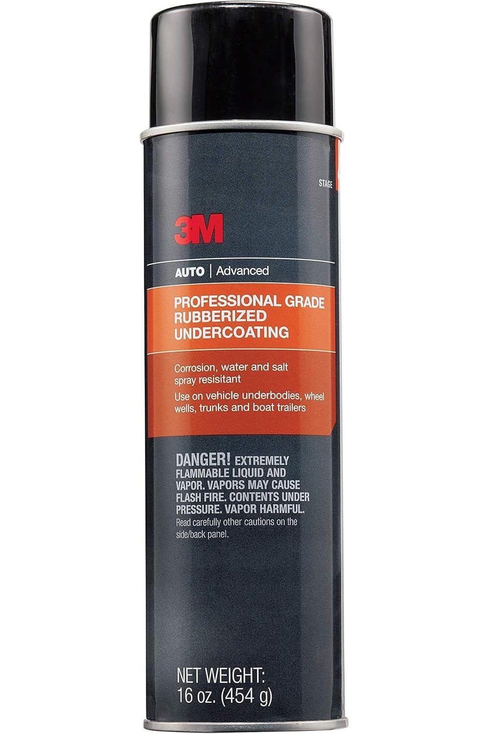 3M 16 Oz Aerosol Rubberized Multi-Purpose Undercoating, Black – 3584