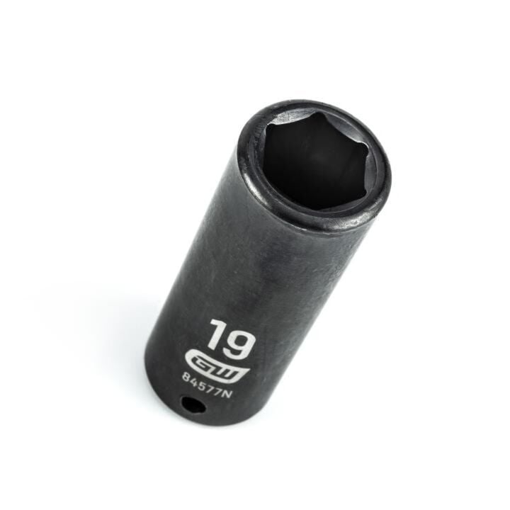 GEARWRENCH 1/2 In. Drive 6 Point Deep Impact Metric Socket 19mm, large image number 0