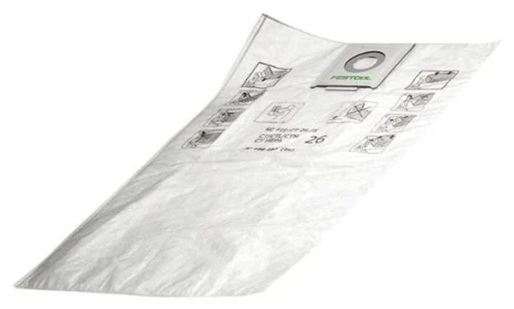 Festool Self Clean Filter Bag for CT26 (5pk)