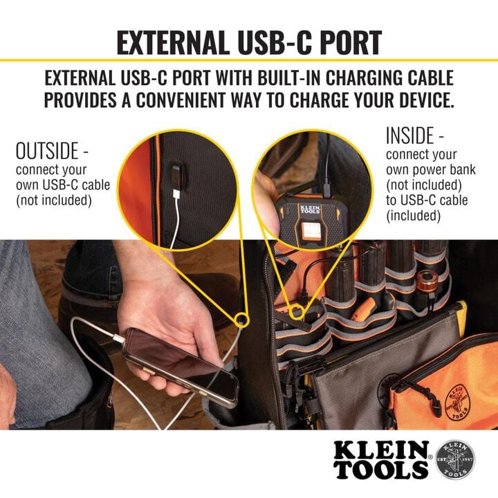 Klein Tools Tradesman Pro XL Backpack, large image number 2
