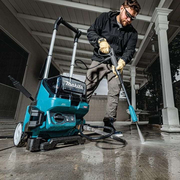 Makita 40V MAX XGT 1300 PSI 1.5 GPM Battery Powered Cold Water Pressure Washer with Variable Spray Wand Bare Tool, large image number 6