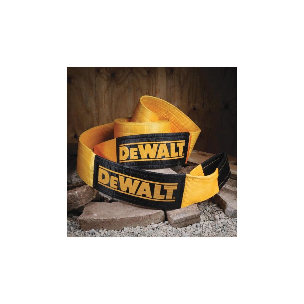 DEWALT 75,000 Lbs 6In x 30ft Heavy Duty Looped End Recovery Strap, large image number 5