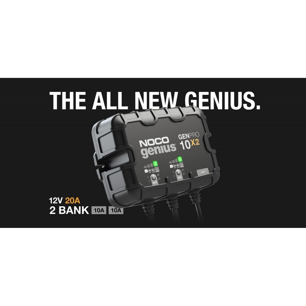 Noco Battery Charger 12V 20A Fully Automatic 2 Bank On Board, large image number 2