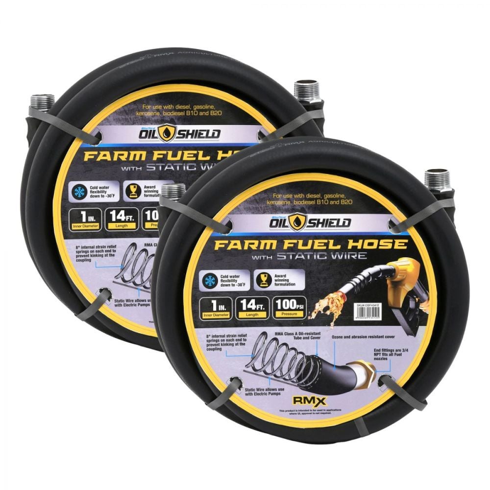 BluBird OilShield 1 Inch x 12 Ft Fuel Hose 2 Pieces, large image number 1