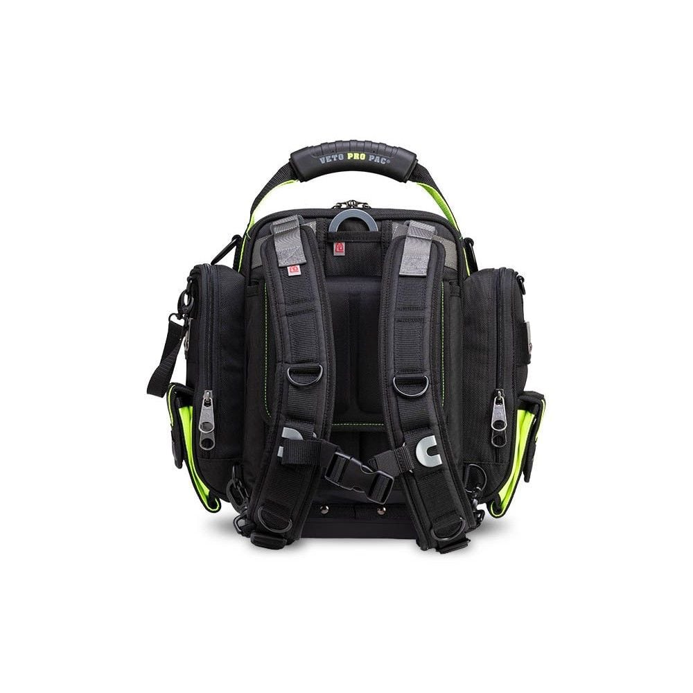 Veto Pro Pac 45 Lbs X-Large Zippered Meter Bag, Black/Hi-Viz Yellow, large image number 2