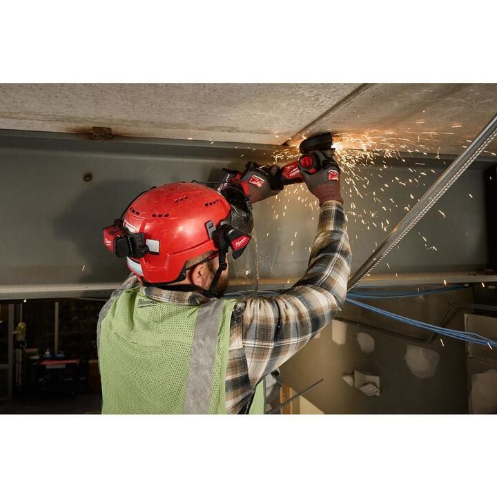 Milwaukee BOLT Gasketed Full Face Shield - Clear Dual Coat Lens (Compatible with BOLT Safety Helmets & BOLT Hard Hats), large image number 6