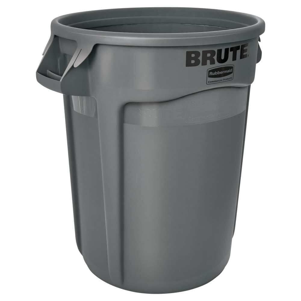 Rubbermaid 32 gal BRUTE Container Without Lid Gray, large image number 1