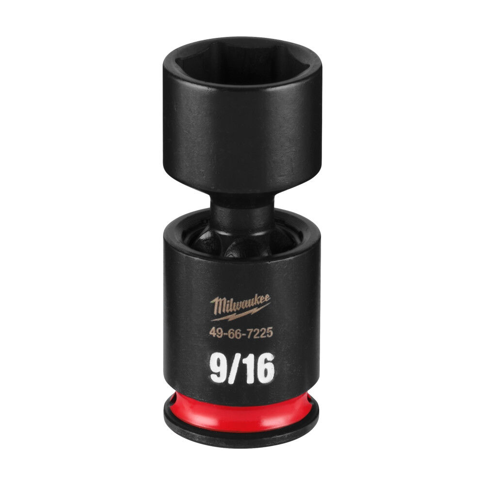 Milwaukee SHOCKWAVE Impact Duty 1/4 Inch Drive 9/16 Inch Standard Swivel Socket - 49-66-7225