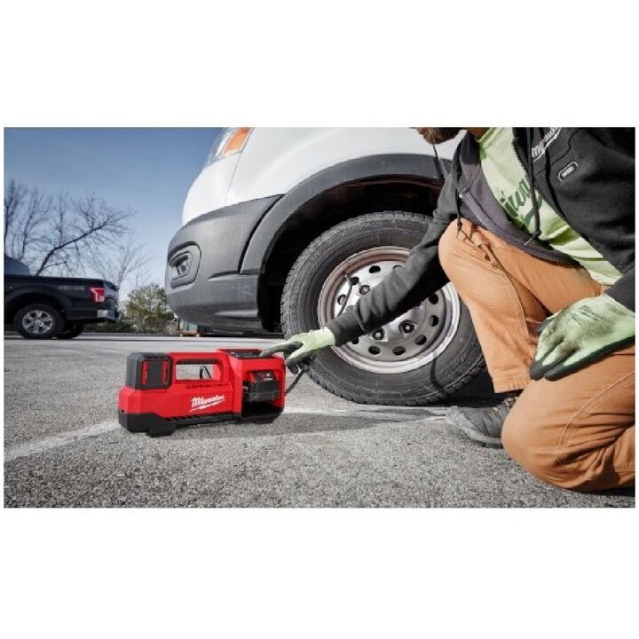 Milwaukee M18 HOTSHOT Jump Starter Starter, XC8.0 Starter Kit, Impact Wrench, Tire Inflator Bundle, large image number 20