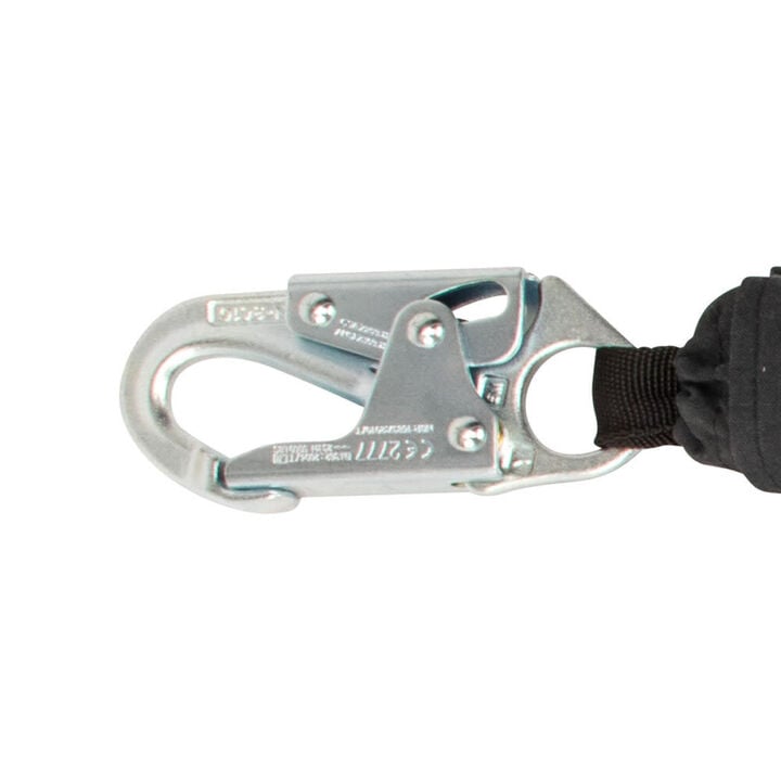 Safewaze Arc Flash 6 Ft. Energy Absorbing Lanyard: Aramid, Snap Hook, large image number 1