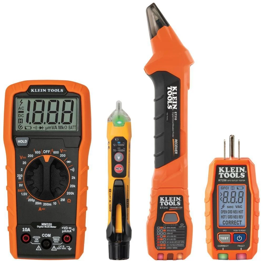 Klein Tools Home Tester Kit, 4 Pieces - 80101