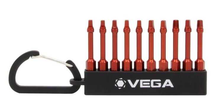 Vega #2 x 2in Color Square Bits Set 10pc