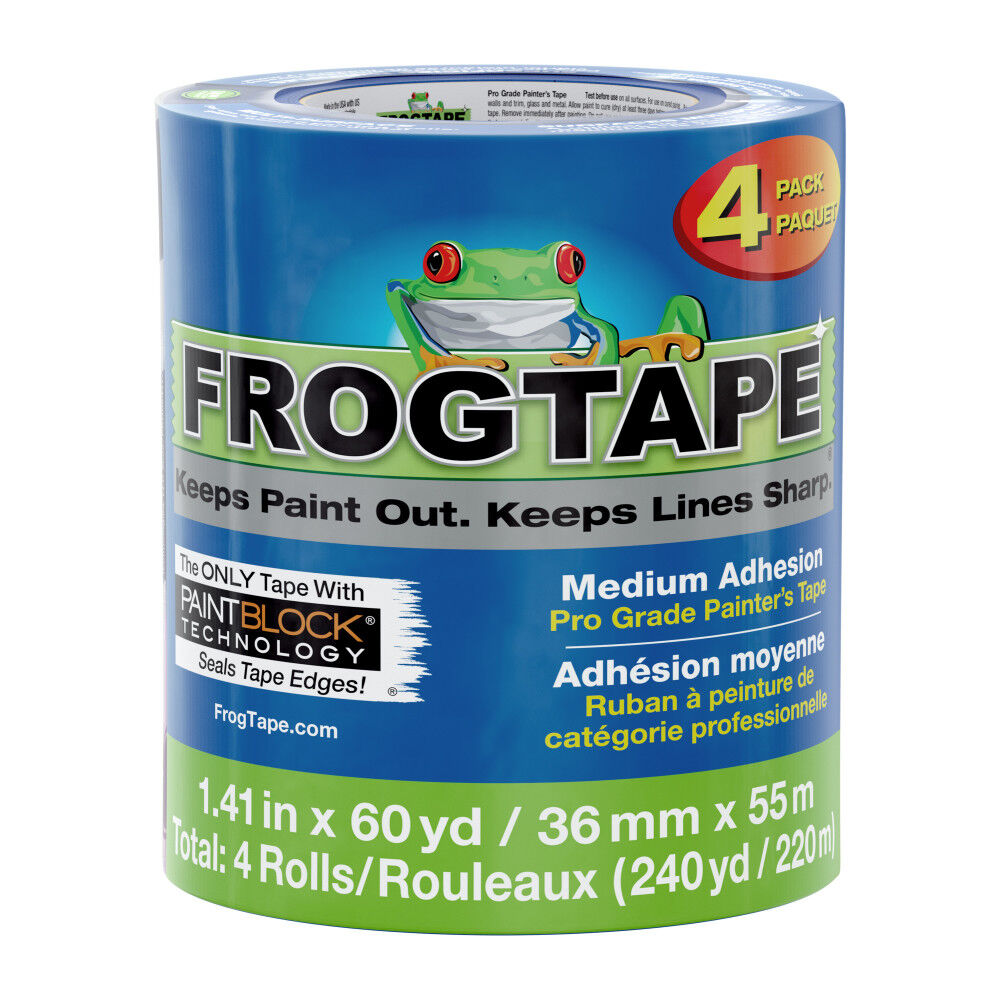 Frogtape CP 130 Painters Tape Pro Grade Blue 36mm x 55m, large image number 1