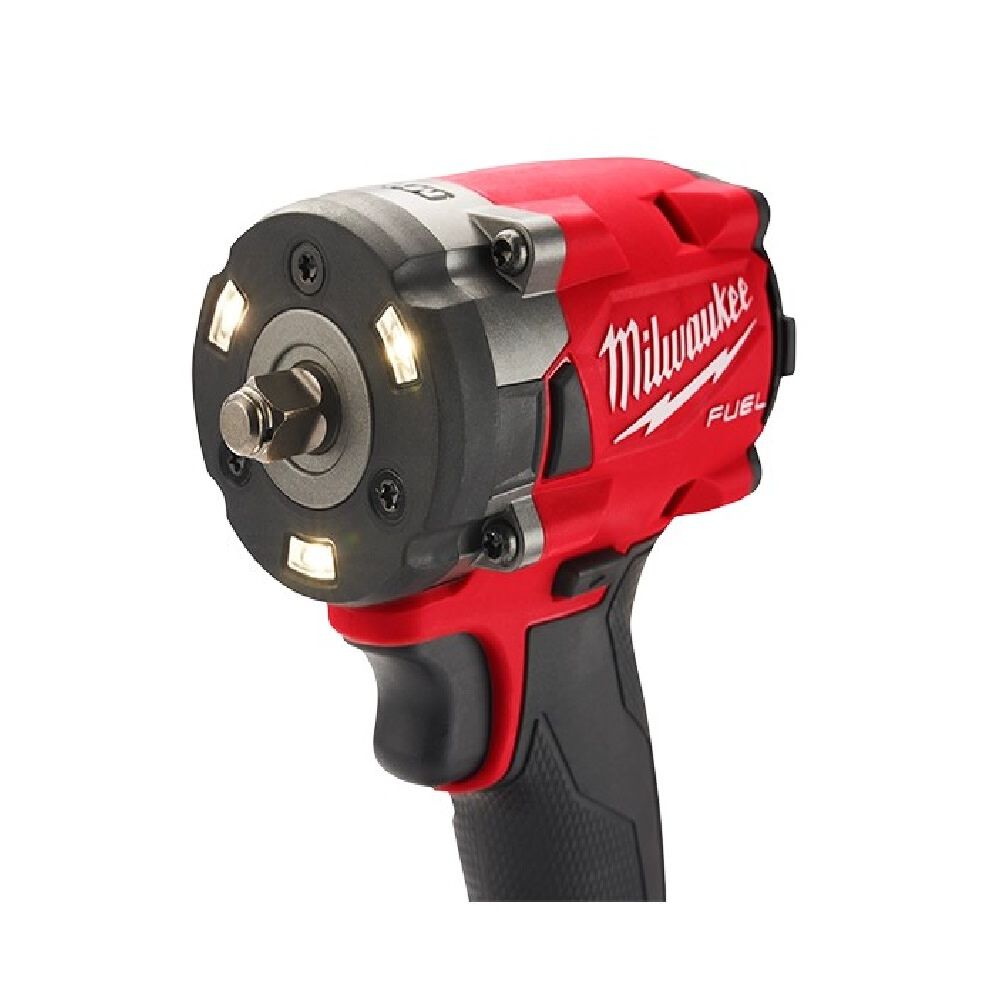 Milwaukee M18 Fuel 3/8 Inch Compact Impact Wrench and XC5.0 Starter Kit Bundle, large image number 4
