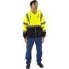 Majestic Glove Hooded Sweatshirt Hi-Vis Yellow 4X, small image number 1