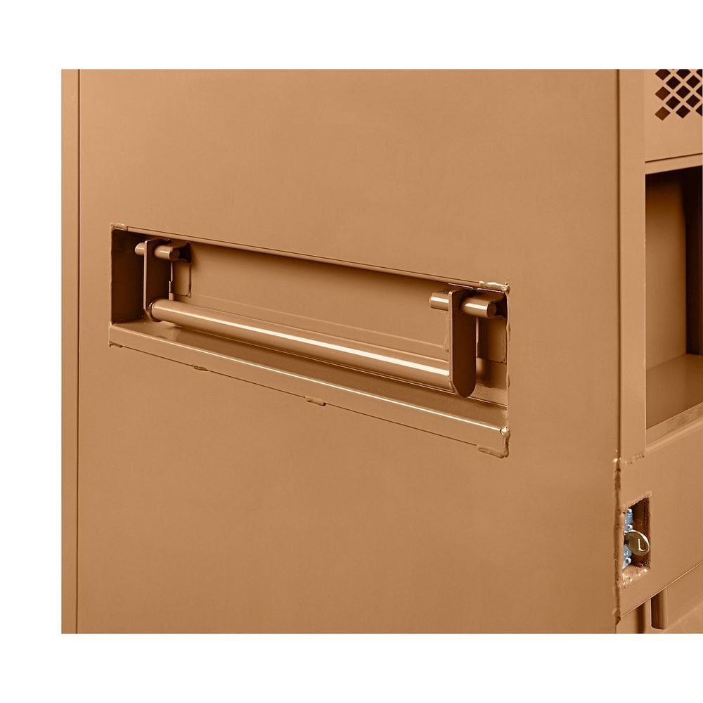 Knaack Model 89-D 43.8 Cu-Ft. Tan Steel Piano Box with KL (Padlock), large image number 11