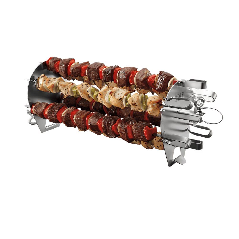 Weber Crafted 16 Inch Stainless Steel Rotisserie Skewer Set, large image number 2