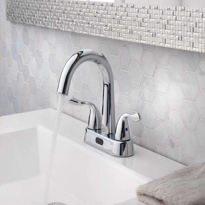 Homewerks Bathroom Sink Faucet Chrome 2 Handle, large image number 1