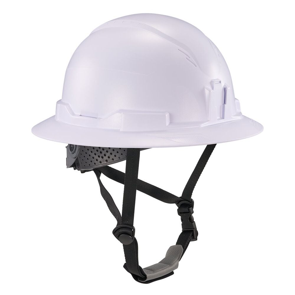 Ergodyne Skullerz 8963 Non-Vented Full Brim Hard Hat, Type 2, Class E, White – 60540