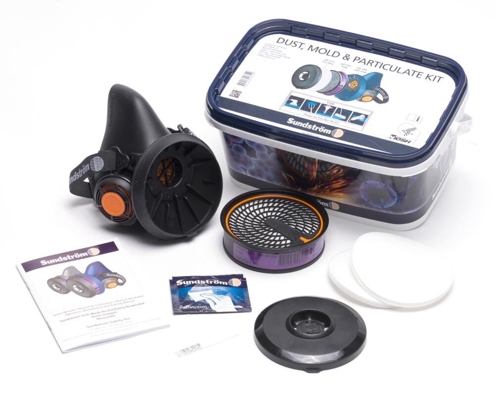 Sundstrom Safety S100 Air Purifying Respirator Dust Mold & Particulate Kit - M, large image number 3