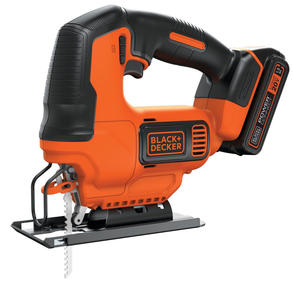 Black and Decker B20V MAX* POWERCONNECT Cordless Jigsaw Kit, large image number 1