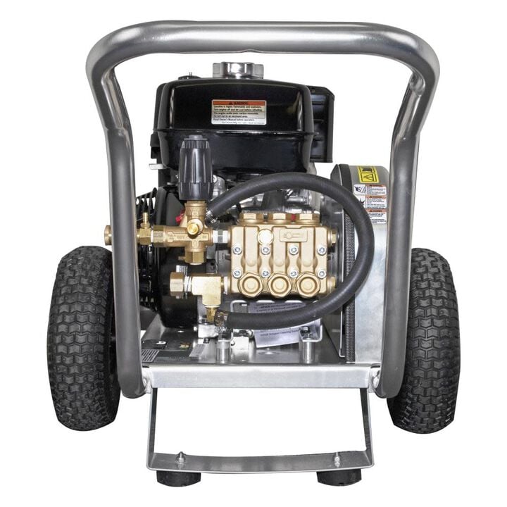 Simpson Industrial Series 4200 PSI 4.0 GPM Gas Powered Cold Water Belt Drive Pressure Washer with 5 Spray Tips, large image number 4
