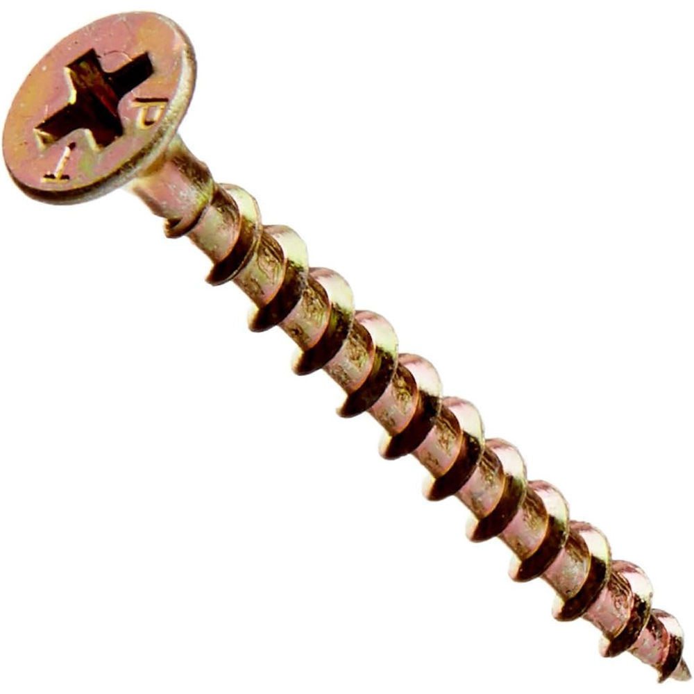 Grip Rite 1-5/8 Inch Length Zinc Cabinet & Woodworking Screw, large image number 1