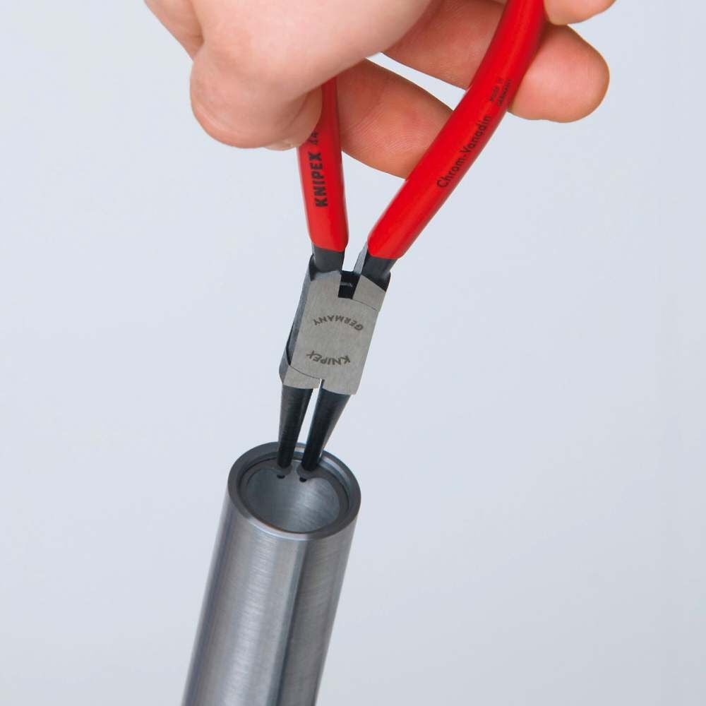 Knipex 7-1/4 Inch Vanadium Steel Internal Snap Ring Pliers with Forged Tips, large image number 4