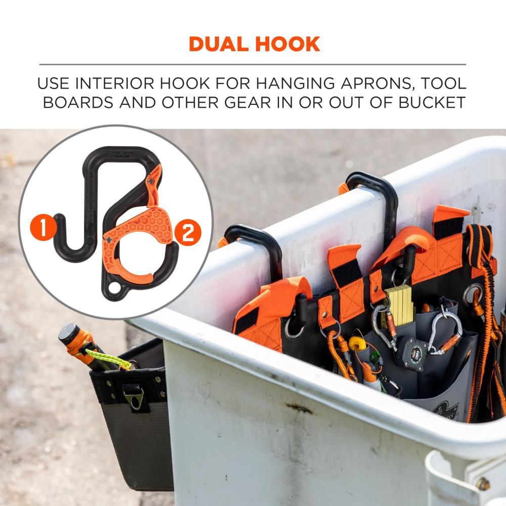 Ergodyne Squids Single 2in Locking Aerial Bucket Hook, large image number 6