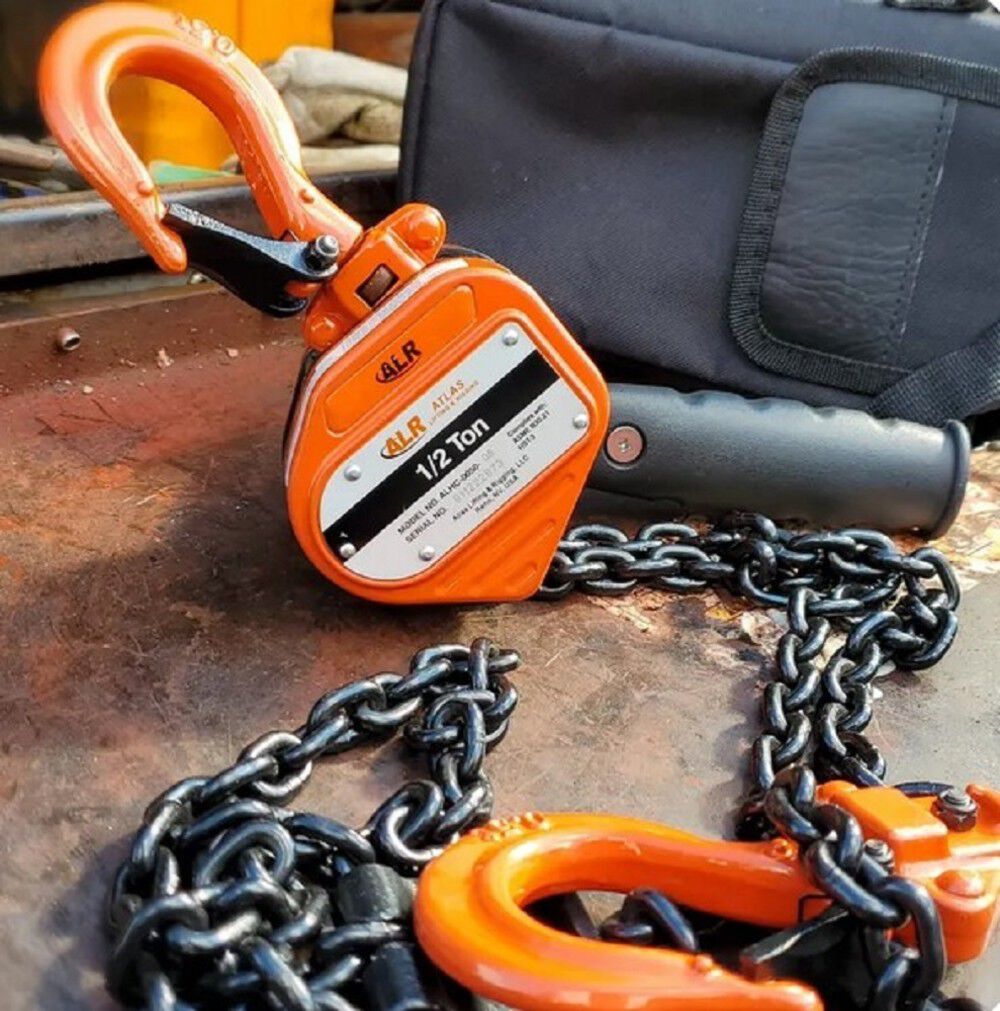 Atlas Lifting and Rigging ALCH 3/4 Ton Compact Lever Hoist 1650 lbs 10 Ft. Chain, large image number 2