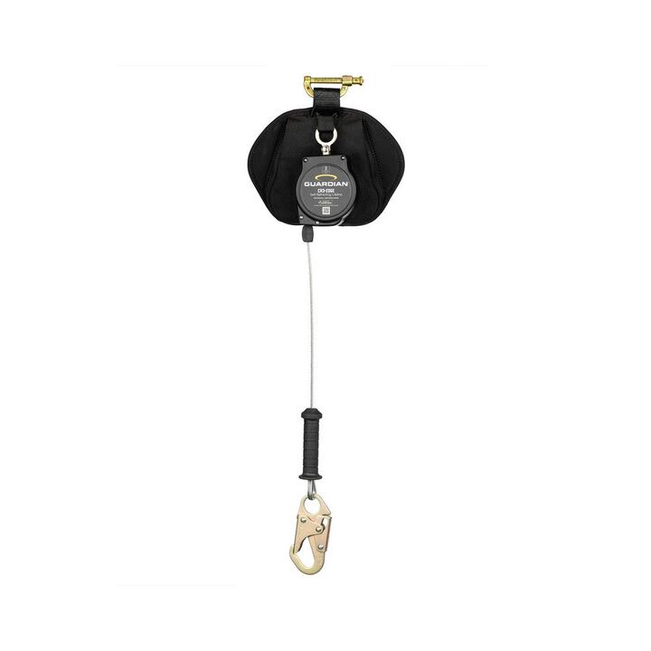Guardian Fall Protection Class 2, CR3 Edge Self-Retracting Lifeline Dual Leg Steel Rebar Hook, large image number 1