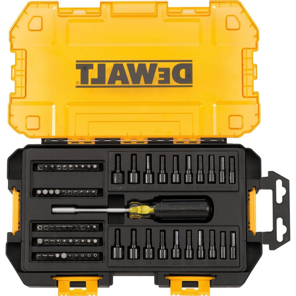 DEWALT 70 piece 1/4 In. Multi-Bit & Nut Driver Set, large image number 4