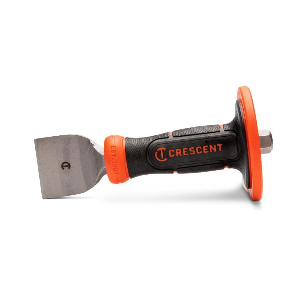 Crescent 2-1/4 X 7-3/4in Masonry Chisel with Handguard, large image number 1