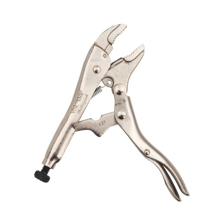 Stanley 4 Inch Curved Jaw Locking Pliers, large image number 2