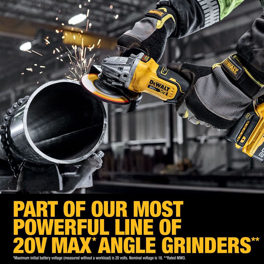DEWALT 20V MAX XR 4 1/2 Inch - 5 Inch Grinder Kit with XR POWERPACK, large image number 7