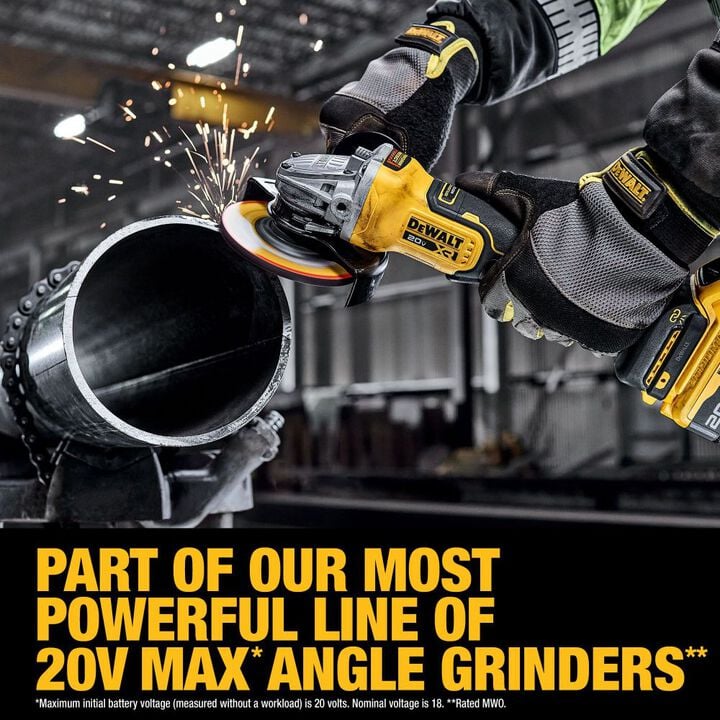 DEWALT 20V MAX XR 4 1/2 Inch - 5 Inch Grinder Kit with XR POWERPACK, large image number 6