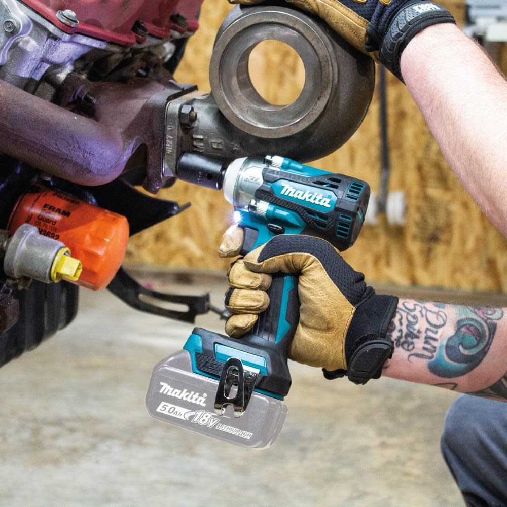 Makita 18V LXT 1 2in Sq Drive Impact Wrench with Friction Ring Anvil Bare Tool XWT14Z Acme Tools