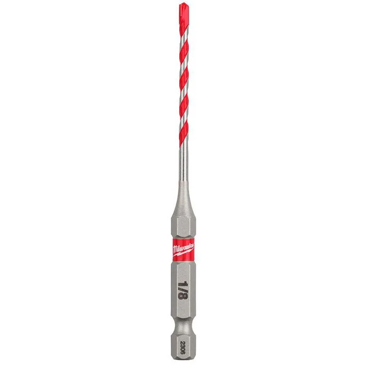 Milwaukee SHOCKWAVE Carbide Hammer Drill Bit 1/8inchx2inchx3-1/2inch, large image number 0