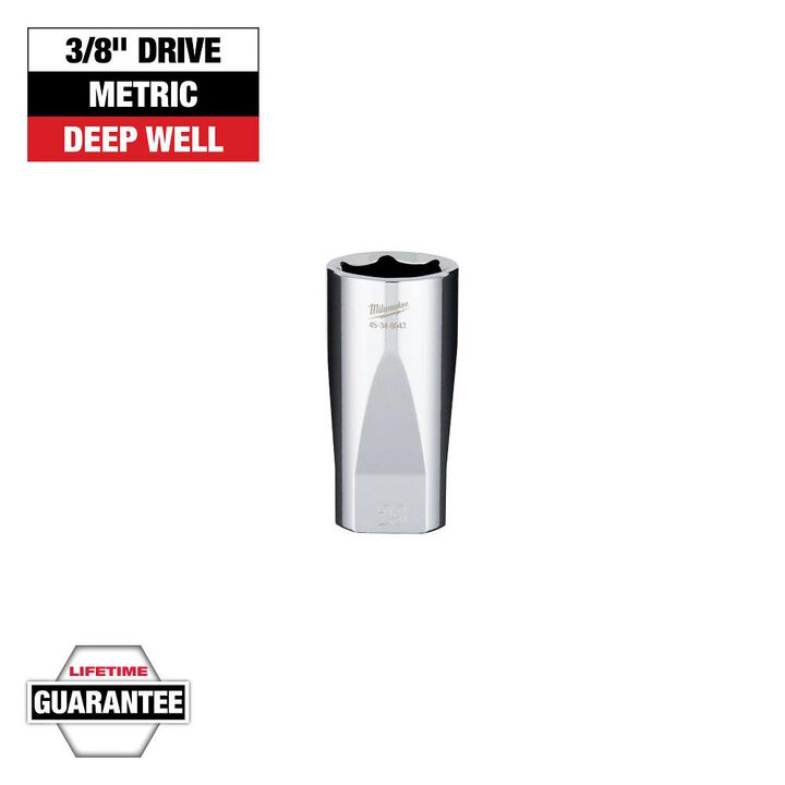 Milwaukee 3/8in Drive 23mm Deep Socket, large image number 8