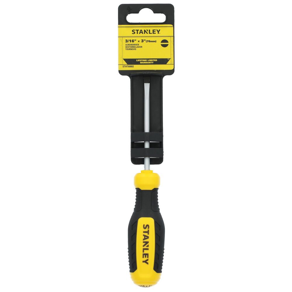 Stanley SL 3/16 x 3 Inch Slotted Screwdriver, large image number 4